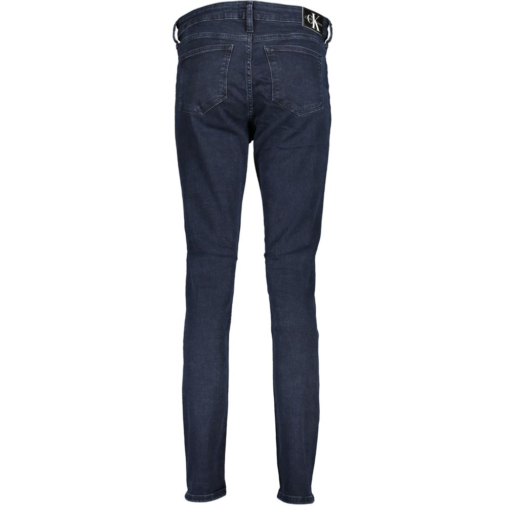 Calvin Klein Blue Cotton Jeans & Pant by Calvin Klein