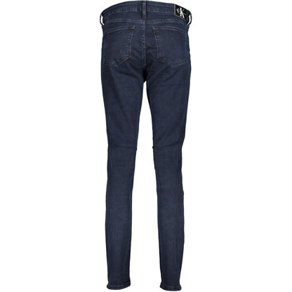 Calvin Klein Blue Cotton Jeans & Pant by Calvin Klein