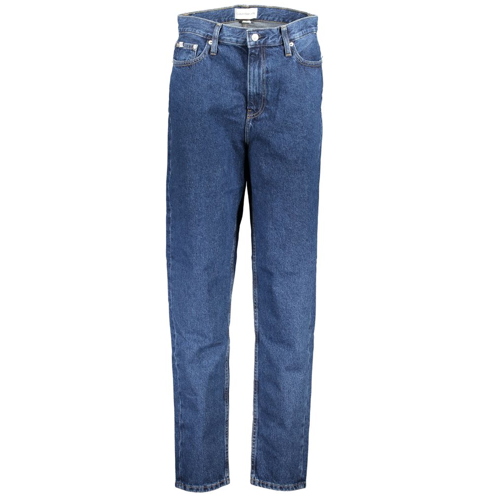 Calvin Klein Blue Cotton Jeans & Pant by Calvin Klein
