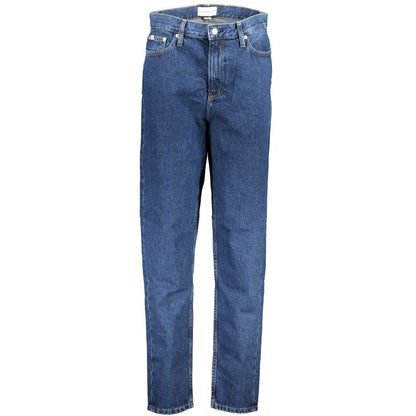 Calvin Klein Blue Cotton Jeans & Pant by Calvin Klein