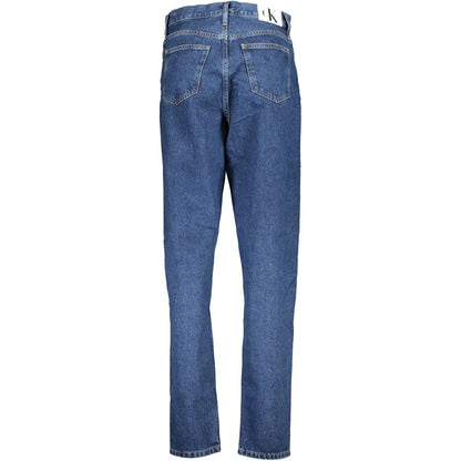 Calvin Klein Blue Cotton Jeans & Pant by Calvin Klein
