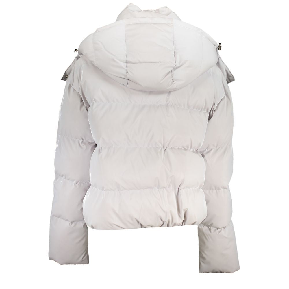 Patrizia Pepe White Polyethylene Jackets & Coat by Patrizia Pepe