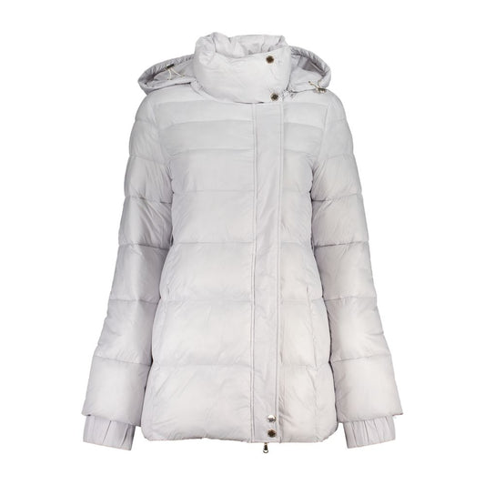 Patrizia Pepe White Polyamide Jackets & Coat by Patrizia Pepe