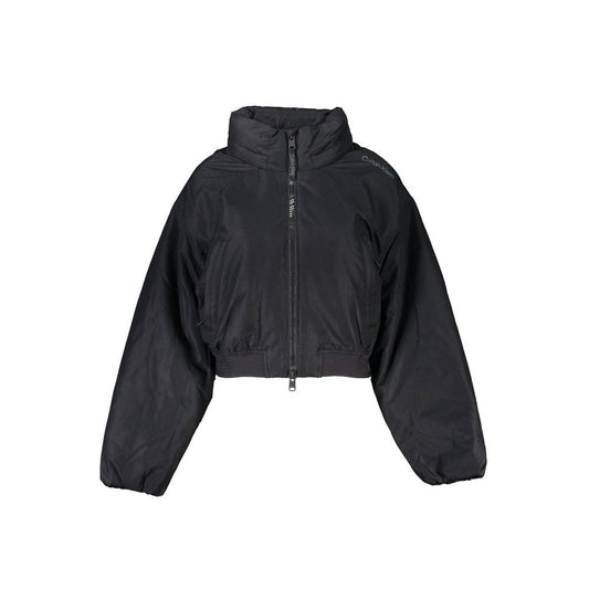 Calvin Klein Black Polyester Jackets & Coat by Calvin Klein