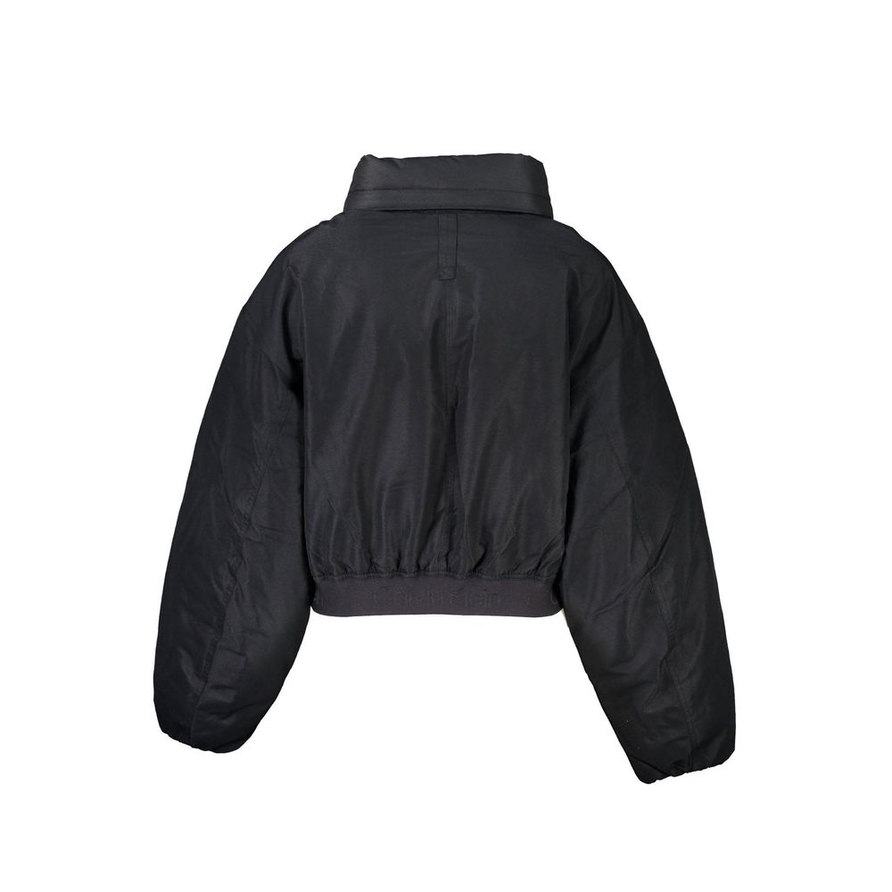 Calvin Klein Black Polyester Jackets & Coat by Calvin Klein