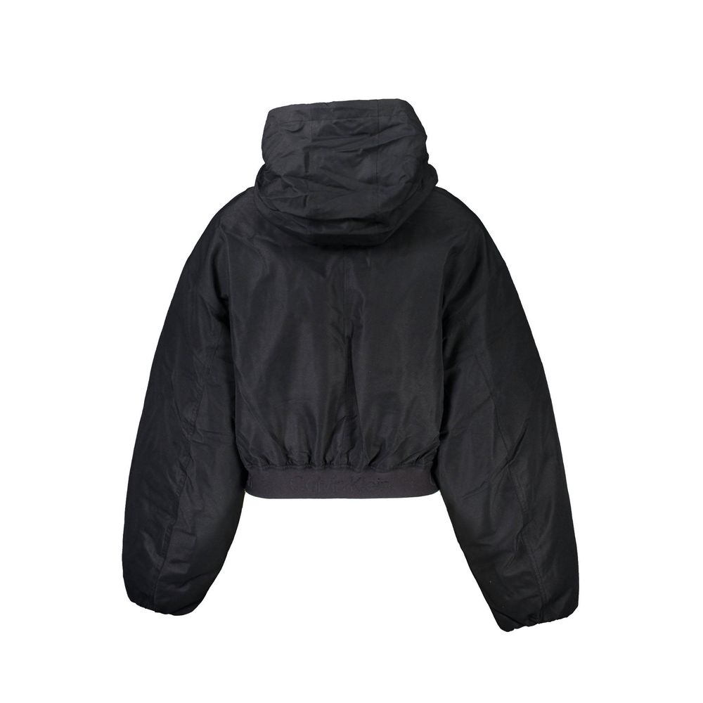 Calvin Klein Black Polyester Jackets & Coat by Calvin Klein