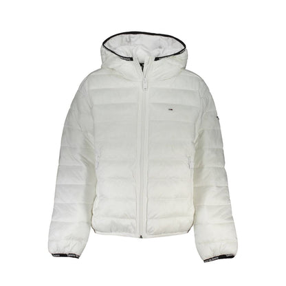 Tommy Hilfiger White Polyester Jackets & Coat by Tommy Hilfiger