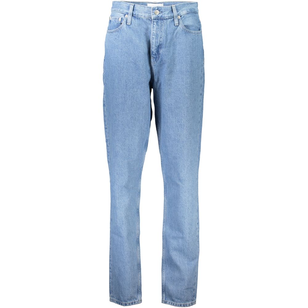 Calvin Klein Blue Cotton Jeans & Pant by Calvin Klein