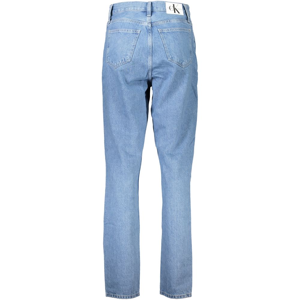 Calvin Klein Blue Cotton Jeans & Pant by Calvin Klein