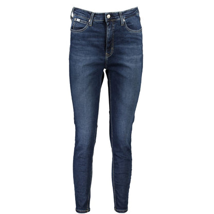 Calvin Klein Blue Cotton Jeans & Pant by Calvin Klein