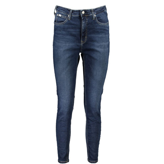 Calvin Klein Blue Cotton Jeans & Pant by Calvin Klein