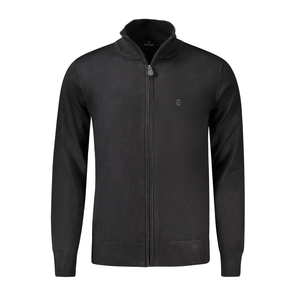Coveri Moving Black Nylon Sweater by Coveri Moving