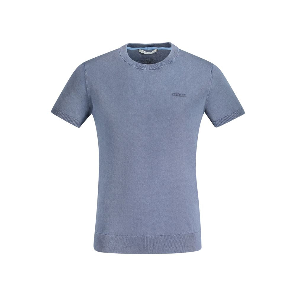 Guess Jeans Blue Cotton Sweater by Guess Jeans