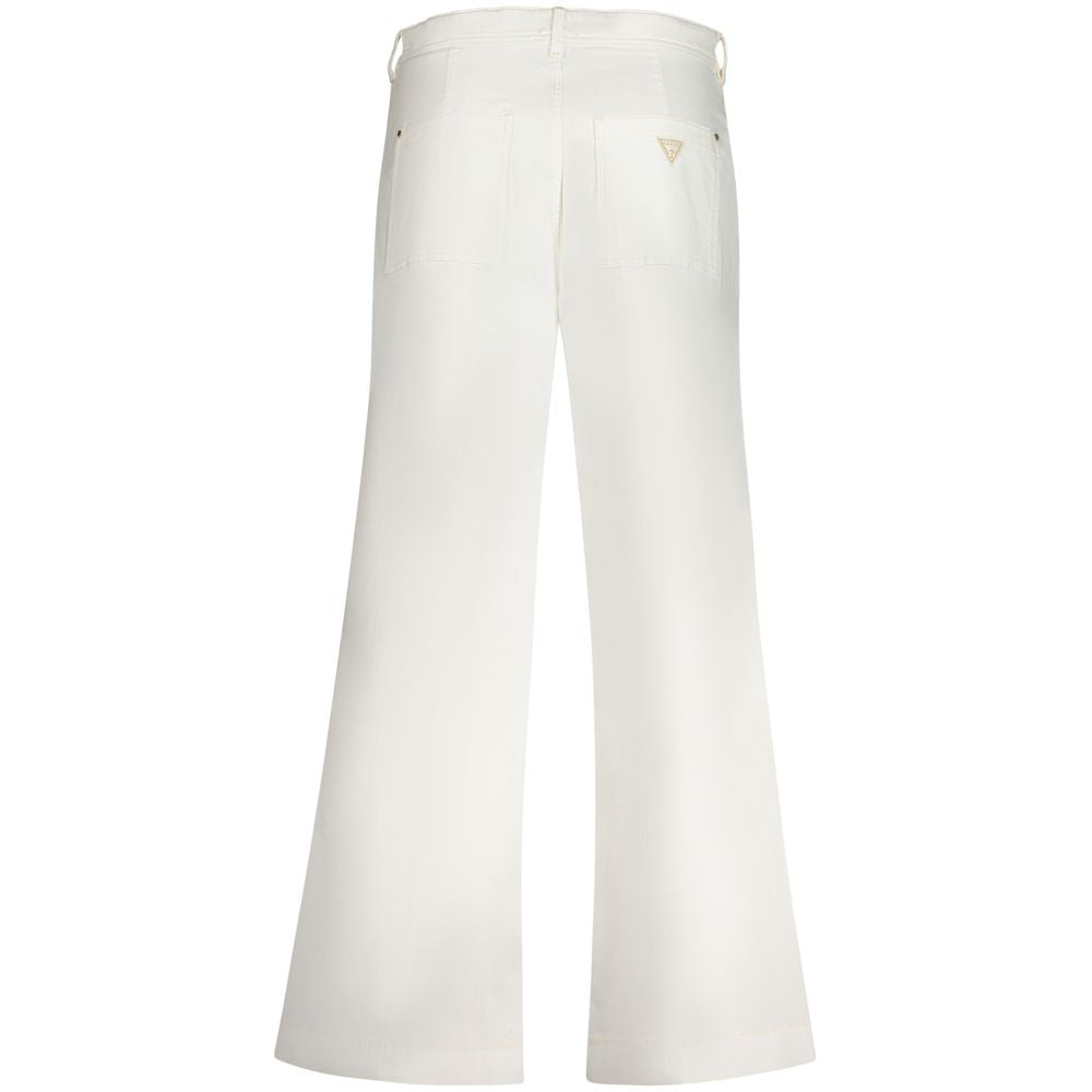 Guess Jeans White Cotton Jeans & Pant by Guess Jeans