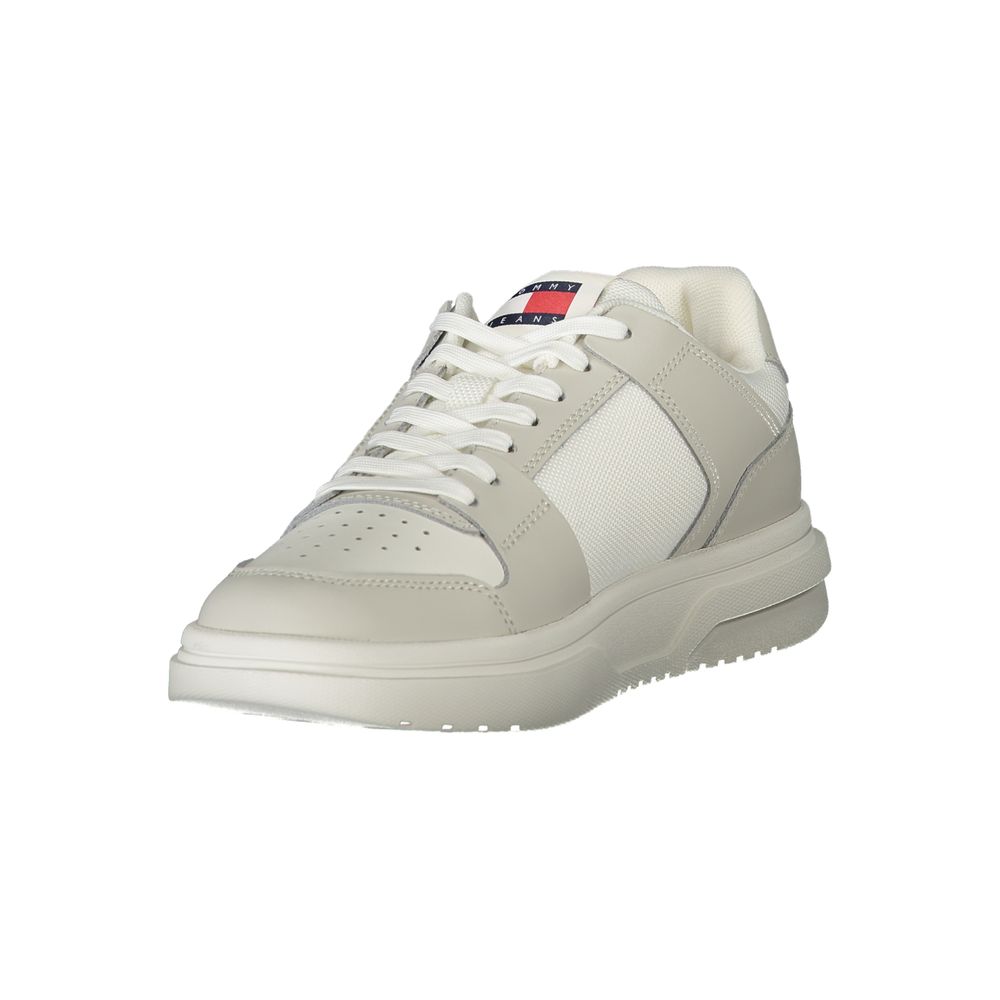 Tommy Hilfiger White Polyester Sneaker by Tommy Hilfiger