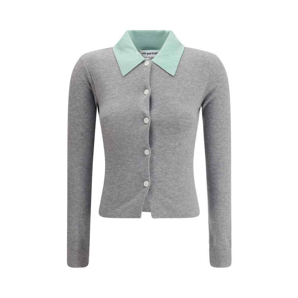 Self-Portrait Merino wool Cardigan
