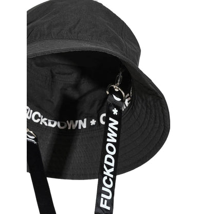 Comme Des Fuckdown Black Polyester Hats &amp; Cap
