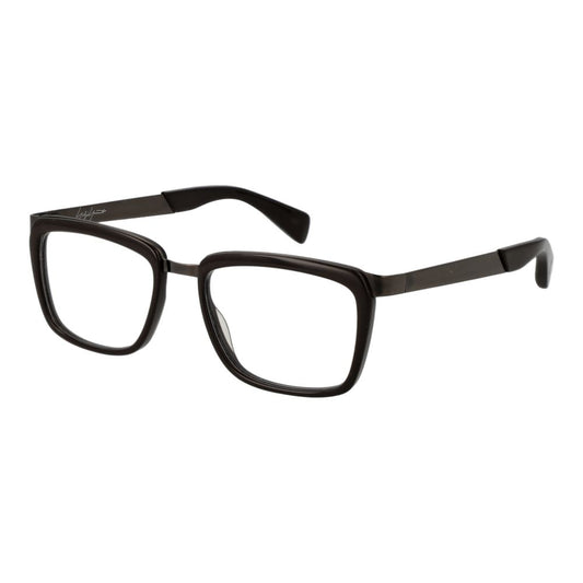 Montures de lunettes unisexes marron Yohji Yamamoto