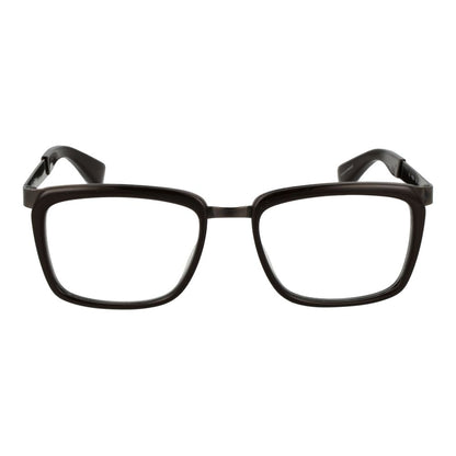 Montures de lunettes unisexes marron Yohji Yamamoto