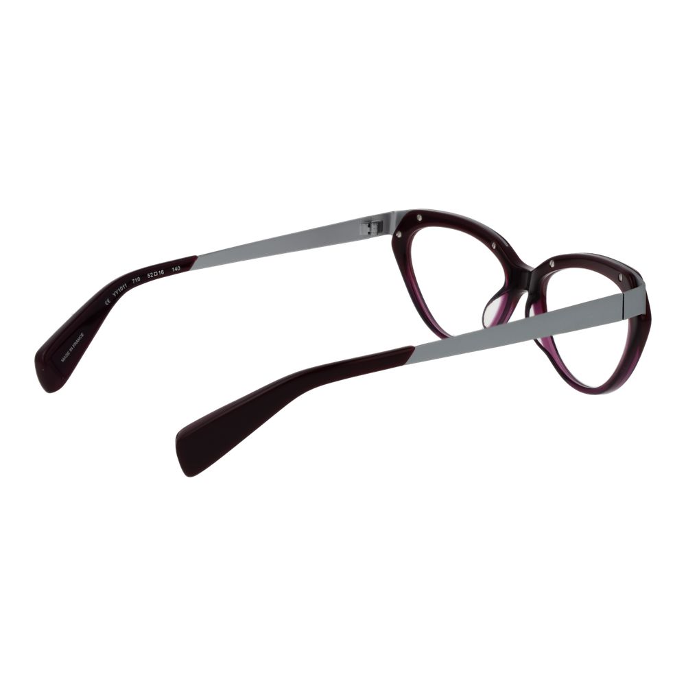 Montures de lunettes unisexes violettes Yohji Yamamoto