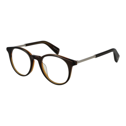 Yohji Yamamoto Brown Men Optical Frames by Yohji Yamamoto
