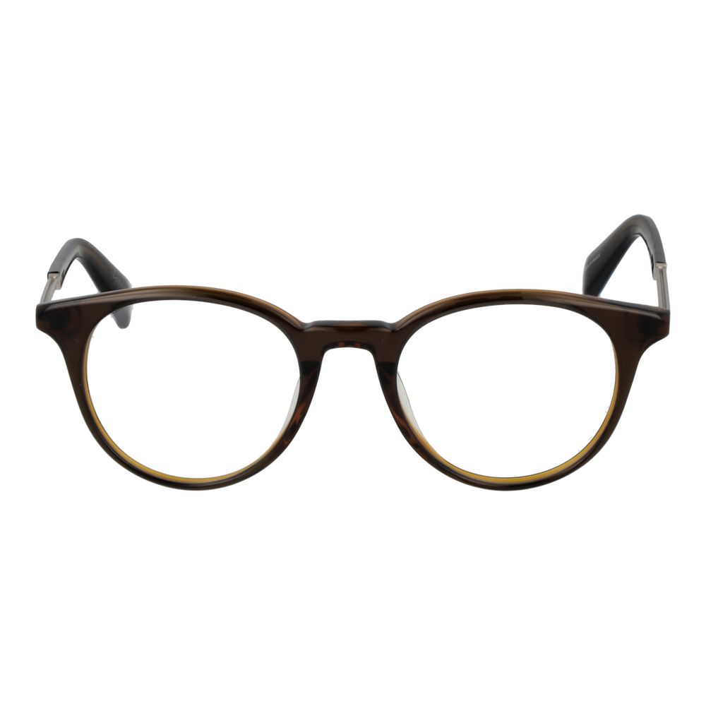 Yohji Yamamoto Brown Men Optical Frames by Yohji Yamamoto