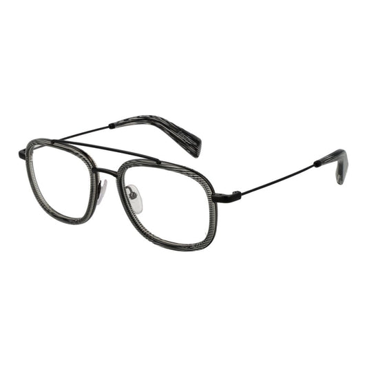 Montures de lunettes unisexes grises Yohji Yamamoto