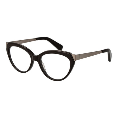Montures de lunettes unisexes marron Yohji Yamamoto