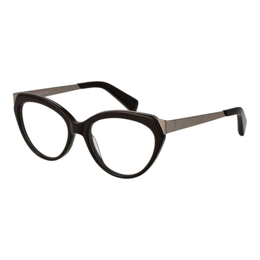 Montures de lunettes unisexes marron Yohji Yamamoto