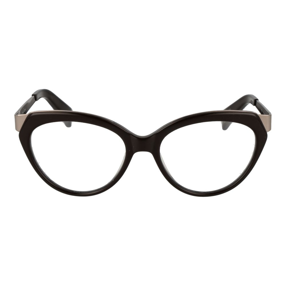 Montures de lunettes unisexes marron Yohji Yamamoto