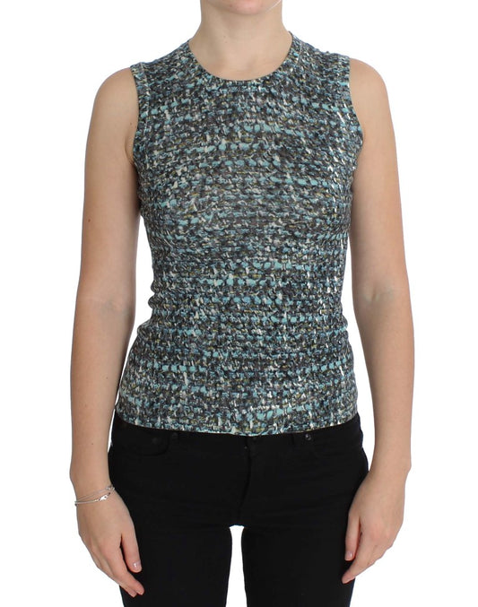 Dolce &amp; Gabbana - Pull-over élégant en laine bleue