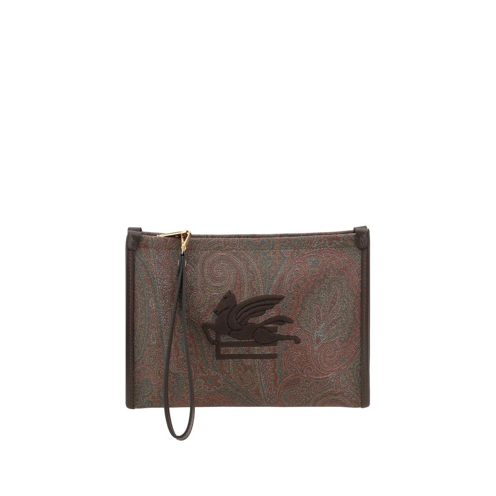 Sac pochette Etro avec détail Pegaso