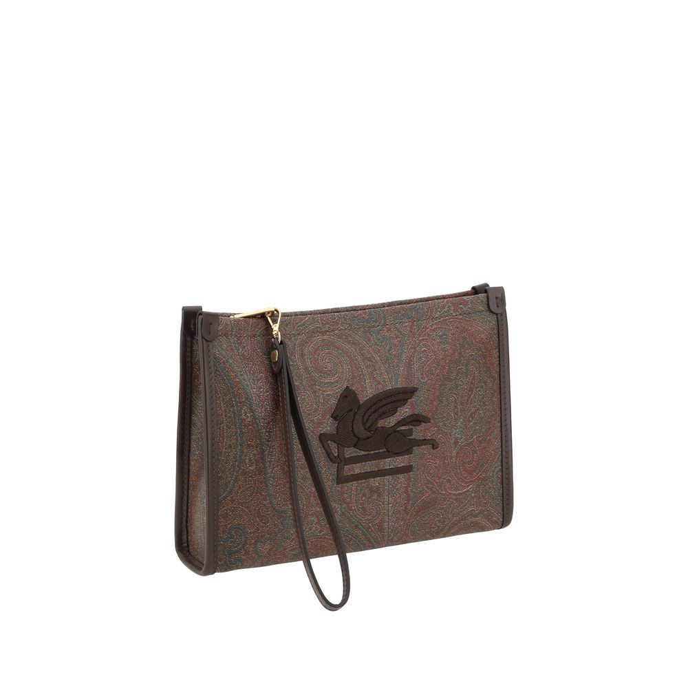 Sac pochette Etro avec détail Pegaso