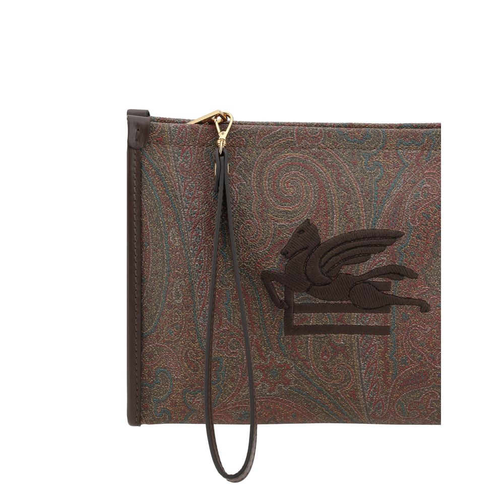 Sac pochette Etro avec détail Pegaso