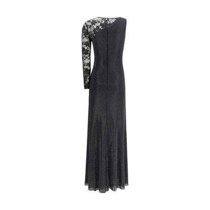 Self-Portrait Lace and rhinestone long Dress