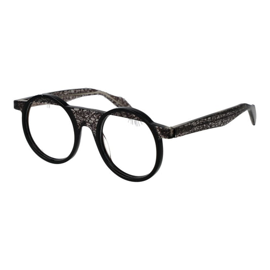 Montures optiques unisexes noires Yohji Yamamoto