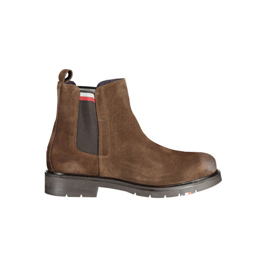 Tommy Hilfiger Brown Polyester Boot by Tommy Hilfiger