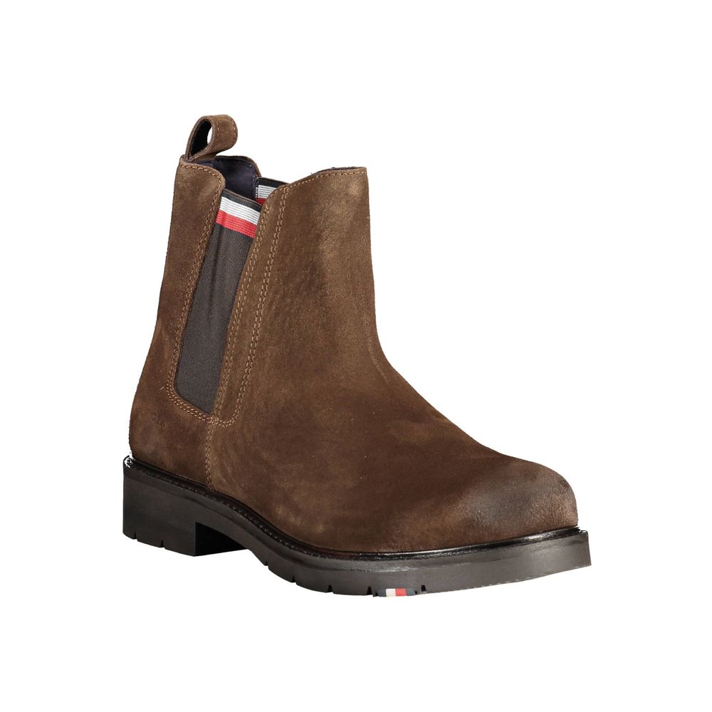 Tommy Hilfiger Brown Polyester Boot by Tommy Hilfiger