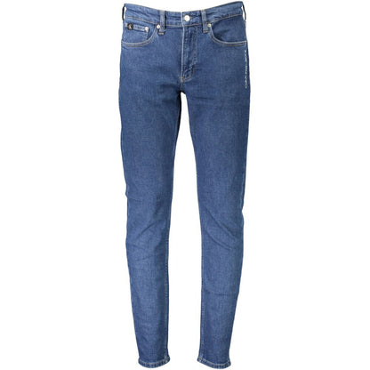 Jean et pantalon en coton bleu Calvin Klein