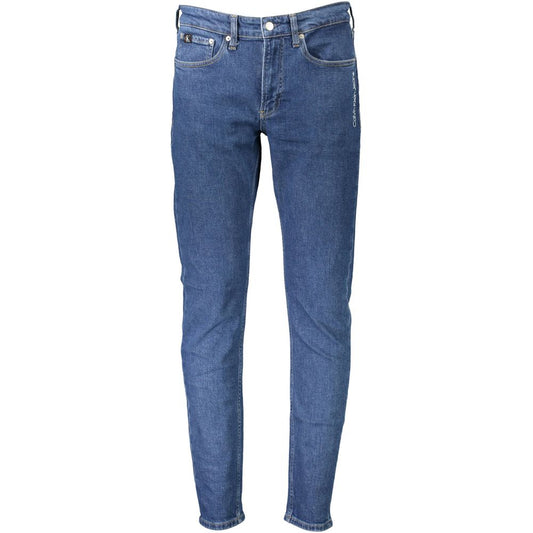 Jean et pantalon en coton bleu Calvin Klein