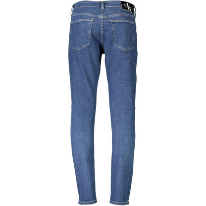 Jean et pantalon en coton bleu Calvin Klein