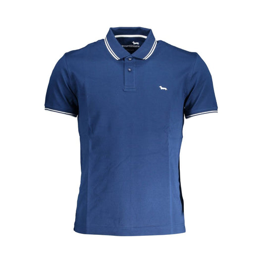 Polo en coton bleu Harmont &amp; Blaine