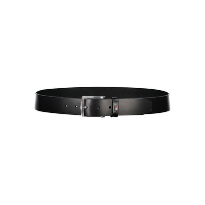 Ceinture en cuir noir Tommy Hilfiger