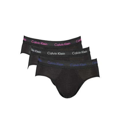 Sous-vêtements en coton noir Calvin Klein