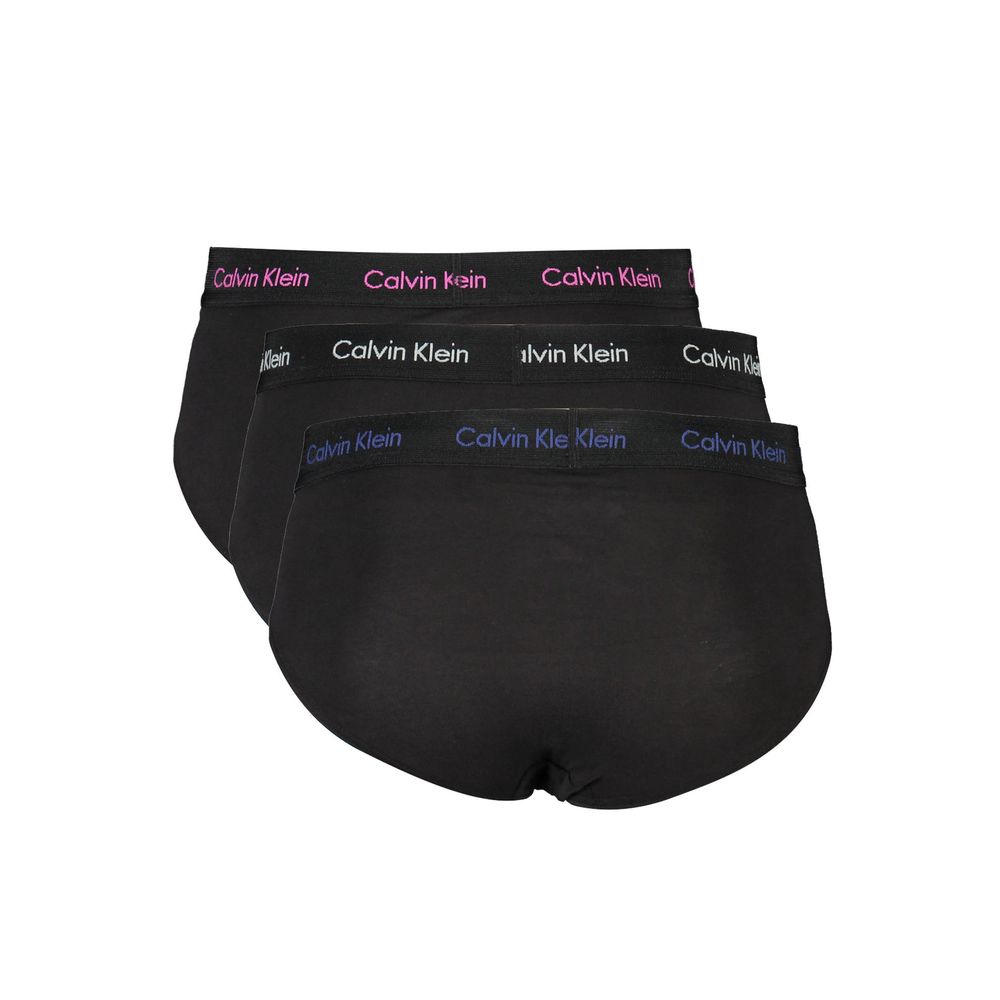 Sous-vêtements en coton noir Calvin Klein