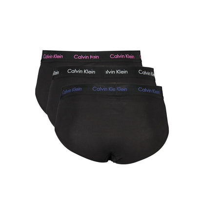 Sous-vêtements en coton noir Calvin Klein