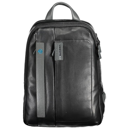 Sac à dos en cuir noir Piquadro