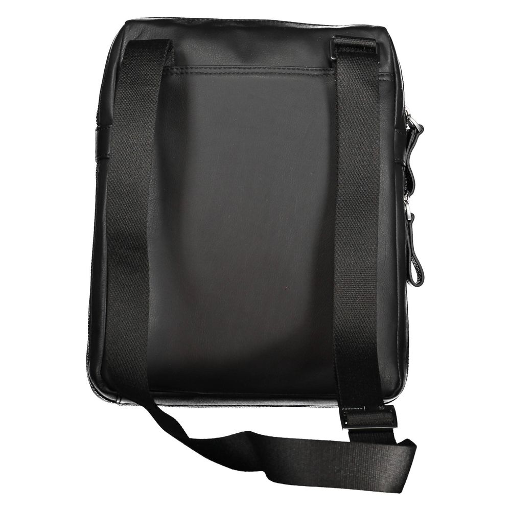Sac à bandoulière en cuir noir Piquadro