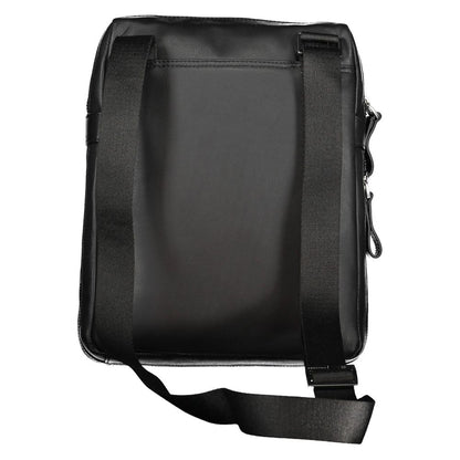 Sac à bandoulière en cuir noir Piquadro
