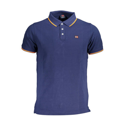 Polo bleu en coton Norvège 1963